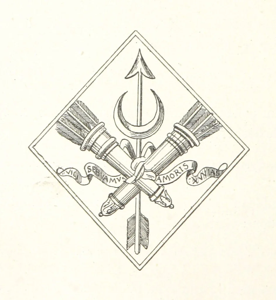 An illustration from Histoire et description du Château d'Anet, depuis le dixième siècle jusqu'à nos jours. Précédée d'une notice sur la ville d'Anet, ... et contenant une étude sur Diane de Poitiers, 1875, leaf 146