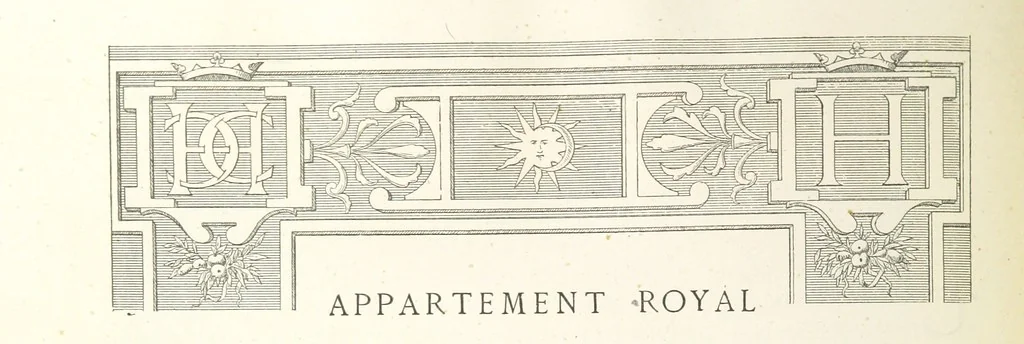 An illustration from Histoire et description du Château d'Anet, depuis le dixième siècle jusqu'à nos jours. Précédée d'une notice sur la ville d'Anet, ... et contenant une étude sur Diane de Poitiers, 1875, leaf 150