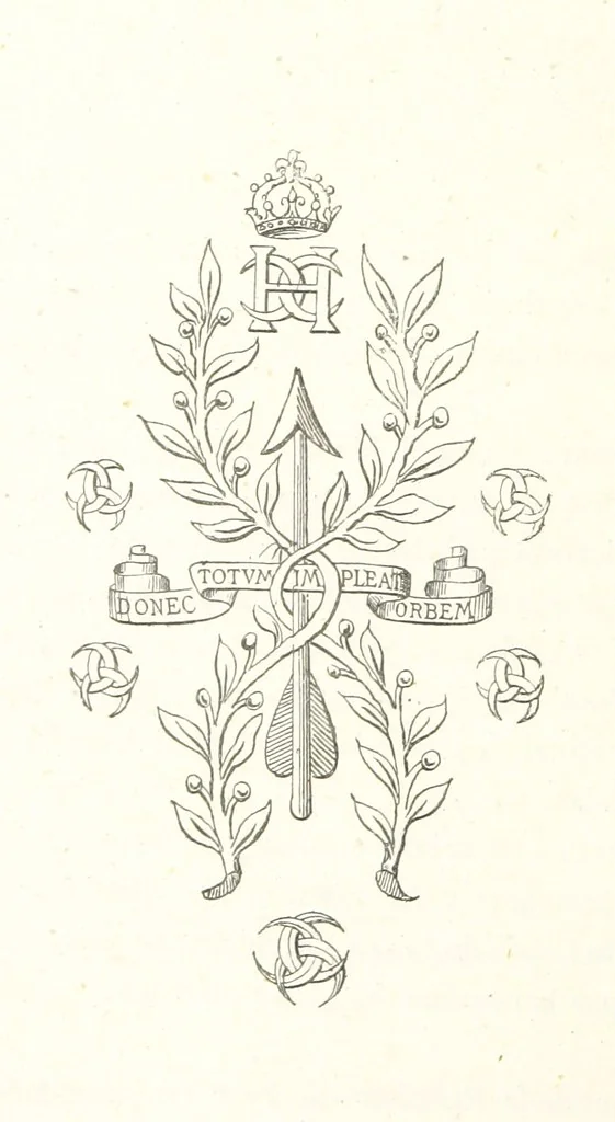 An illustration from Histoire et description du Château d'Anet, depuis le dixième siècle jusqu'à nos jours. Précédée d'une notice sur la ville d'Anet, ... et contenant une étude sur Diane de Poitiers, 1875, leaf 174