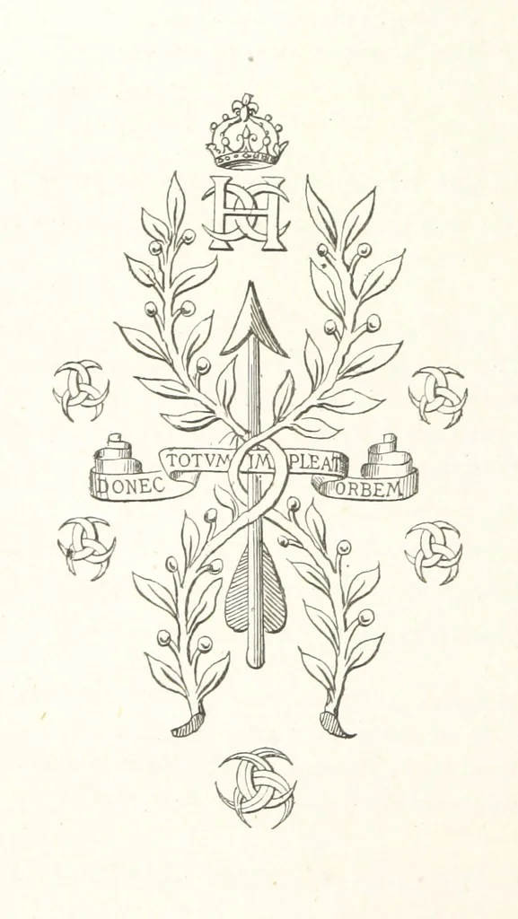 An illustration from Histoire et description du Château d'Anet, depuis le dixième siècle jusqu'à nos jours. Précédée d'une notice sur la ville d'Anet, ... et contenant une étude sur Diane de Poitiers, 1875, leaf 214