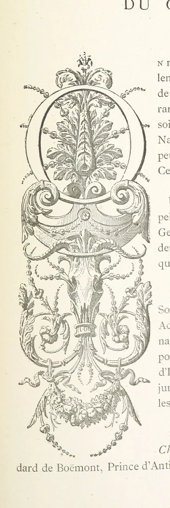 An illustration from Histoire et description du Château d'Anet, depuis le dixième siècle jusqu'à nos jours. Précédée d'une notice sur la ville d'Anet, ... et contenant une étude sur Diane de Poitiers, 1875, leaf 235