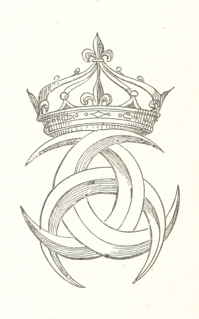 An illustration from Histoire et description du Château d'Anet, depuis le dixième siècle jusqu'à nos jours. Précédée d'une notice sur la ville d'Anet, ... et contenant une étude sur Diane de Poitiers, 1875, leaf 312