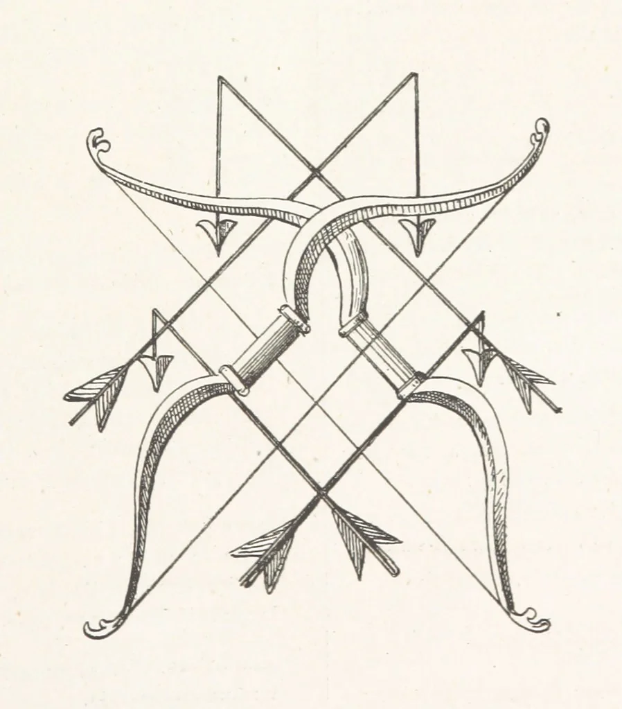 An illustration from Histoire et description du Château d'Anet, depuis le dixième siècle jusqu'à nos jours. Précédée d'une notice sur la ville d'Anet, ... et contenant une étude sur Diane de Poitiers, 1875, leaf 329