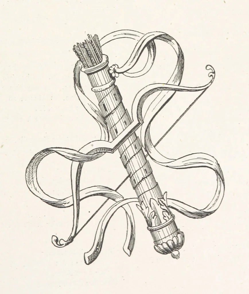 An illustration from Histoire et description du Château d'Anet, depuis le dixième siècle jusqu'à nos jours. Précédée d'une notice sur la ville d'Anet, ... et contenant une étude sur Diane de Poitiers, 1875, leaf 331