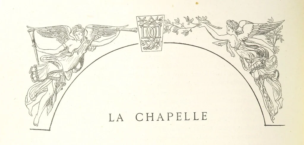An illustration from Histoire et description du Château d'Anet, depuis le dixième siècle jusqu'à nos jours. Précédée d'une notice sur la ville d'Anet, ... et contenant une étude sur Diane de Poitiers, 1875, leaf 76