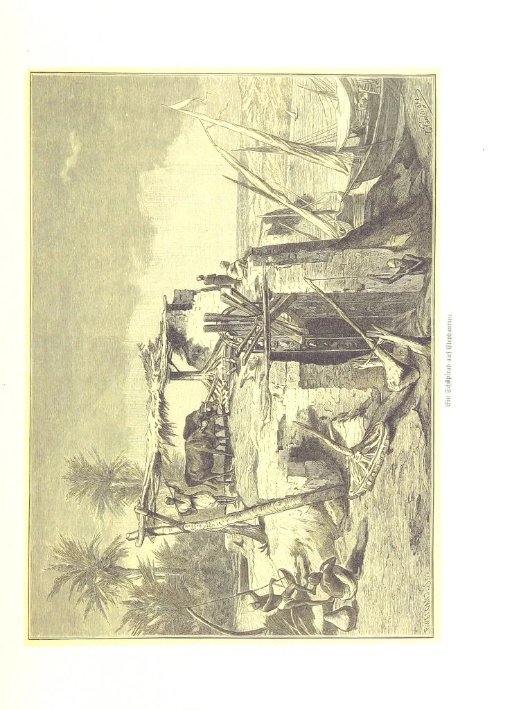 An illustration from Eine Orientreise vom Jahre 1881 ... illustrirt ... von F. von Pausinger, 1885, leaf 101