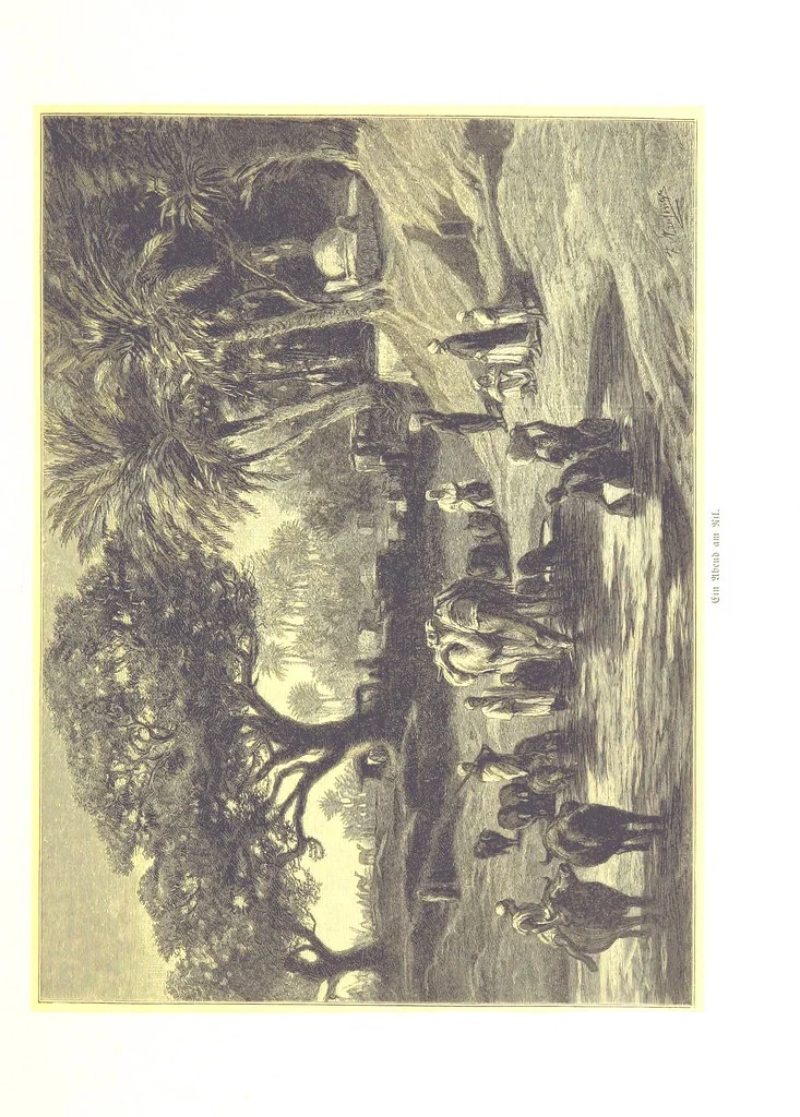 An illustration from Eine Orientreise vom Jahre 1881 ... illustrirt ... von F. von Pausinger, 1885, leaf 111