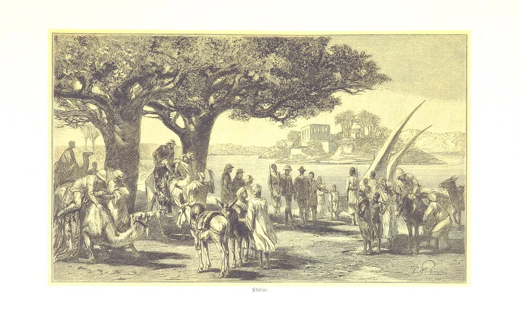 An illustration from Eine Orientreise vom Jahre 1881 ... illustrirt ... von F. von Pausinger, 1885, leaf 145
