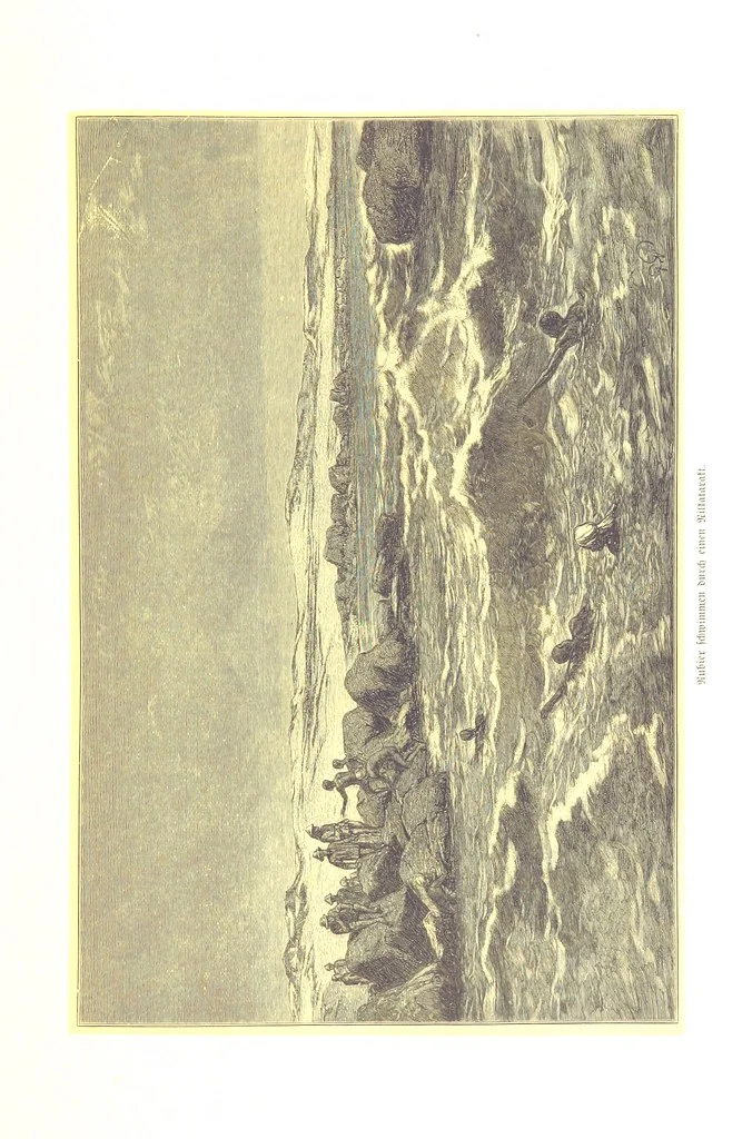 An illustration from Eine Orientreise vom Jahre 1881 ... illustrirt ... von F. von Pausinger, 1885, leaf 149