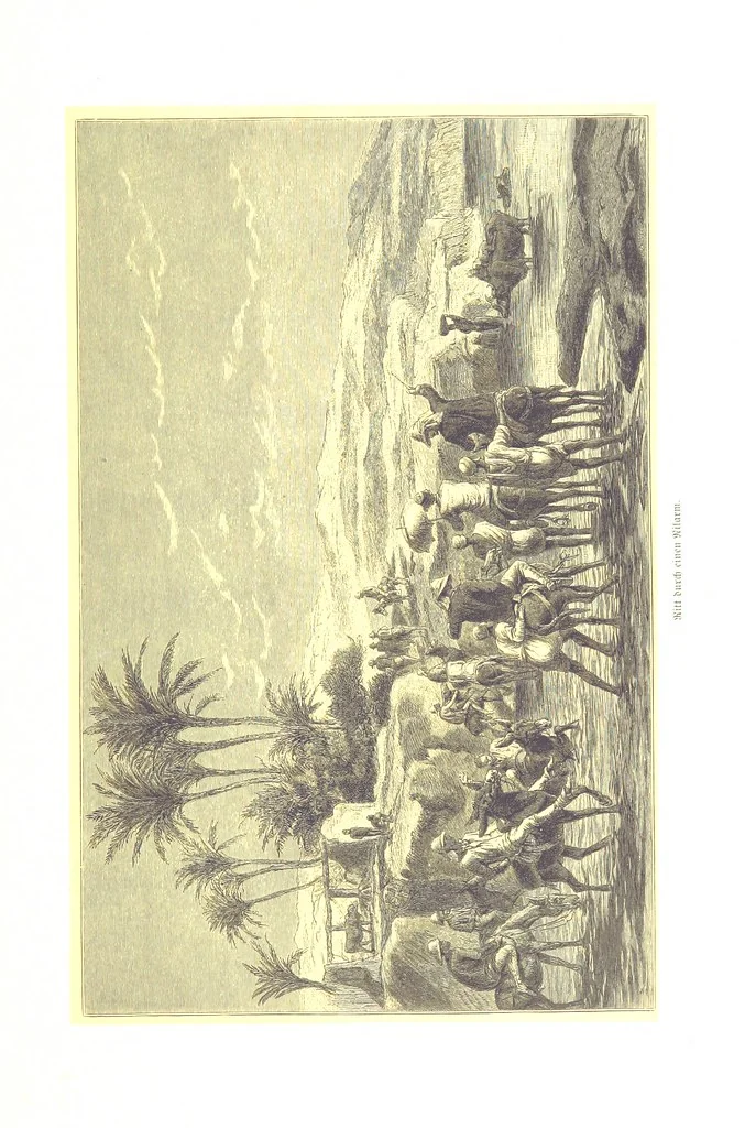 An illustration from Eine Orientreise vom Jahre 1881 ... illustrirt ... von F. von Pausinger, 1885, leaf 155