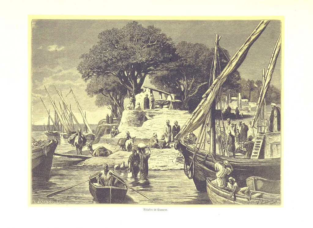 An illustration from Eine Orientreise vom Jahre 1881 ... illustrirt ... von F. von Pausinger, 1885, leaf 165