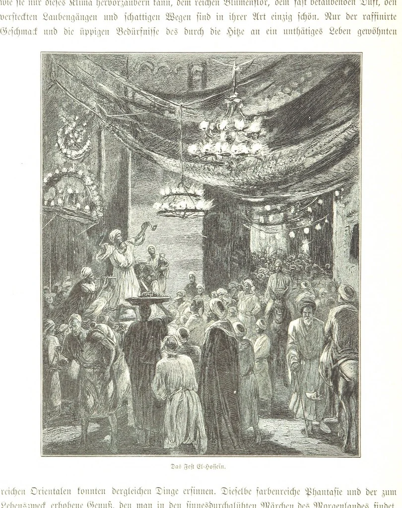 An illustration from Eine Orientreise vom Jahre 1881 ... illustrirt ... von F. von Pausinger, 1885, leaf 186