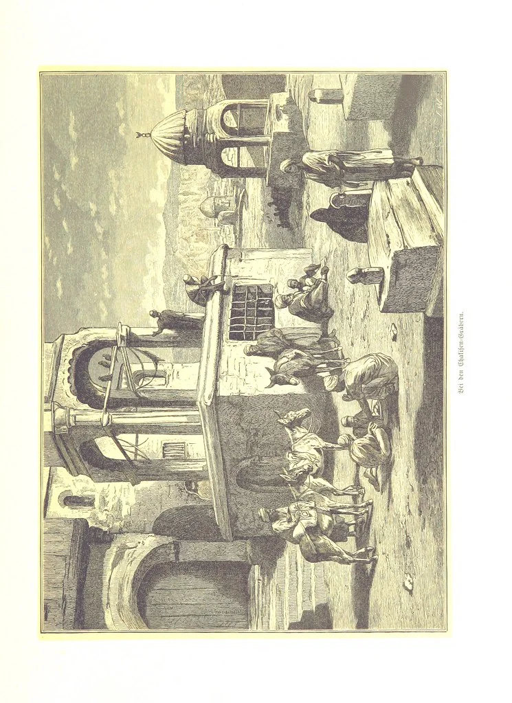 An illustration from Eine Orientreise vom Jahre 1881 ... illustrirt ... von F. von Pausinger, 1885, leaf 205
