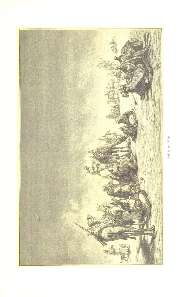 An illustration from Eine Orientreise vom Jahre 1881 ... illustrirt ... von F. von Pausinger, 1885, leaf 217