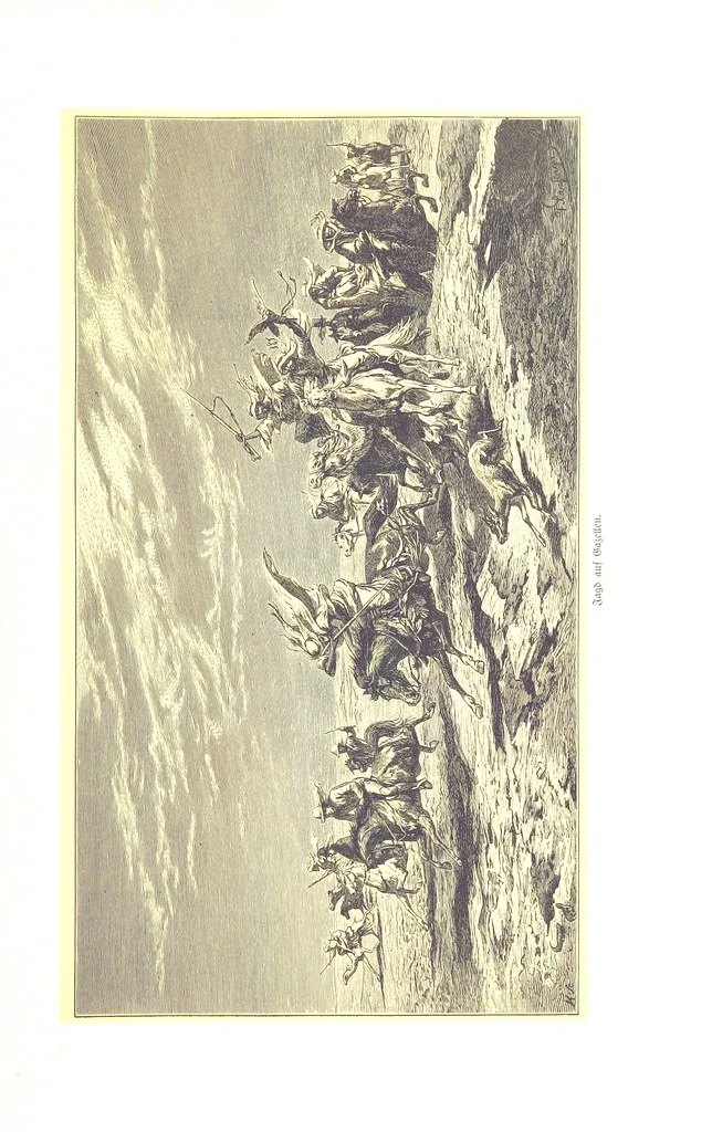 An illustration from Eine Orientreise vom Jahre 1881 ... illustrirt ... von F. von Pausinger, 1885, leaf 225