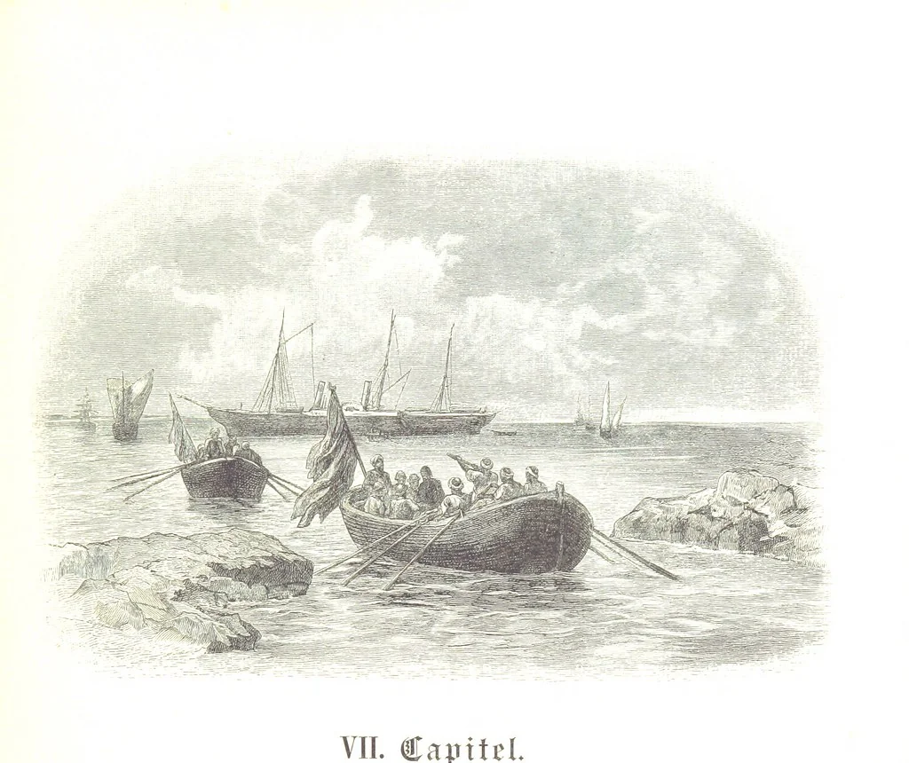 An illustration from Eine Orientreise vom Jahre 1881 ... illustrirt ... von F. von Pausinger, 1885, leaf 235