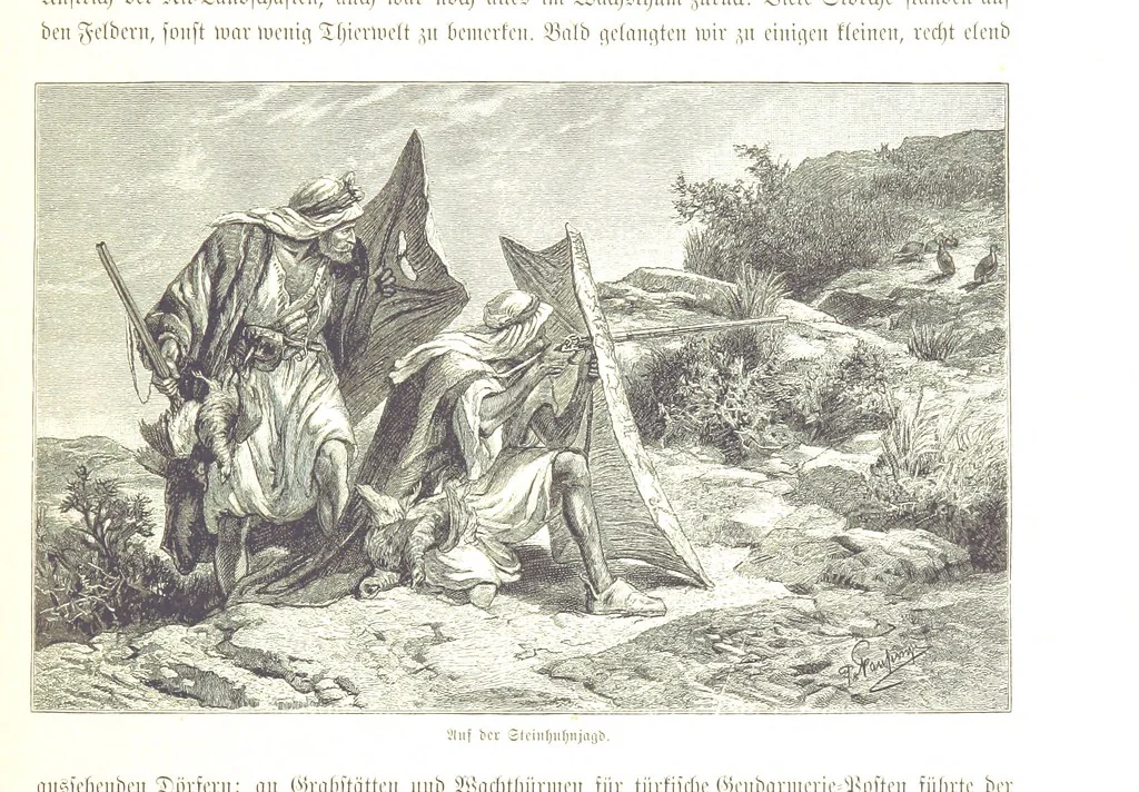 An illustration from Eine Orientreise vom Jahre 1881 ... illustrirt ... von F. von Pausinger, 1885, leaf 243