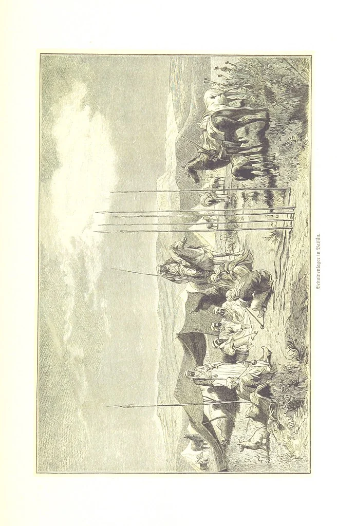 An illustration from Eine Orientreise vom Jahre 1881 ... illustrirt ... von F. von Pausinger, 1885, leaf 333