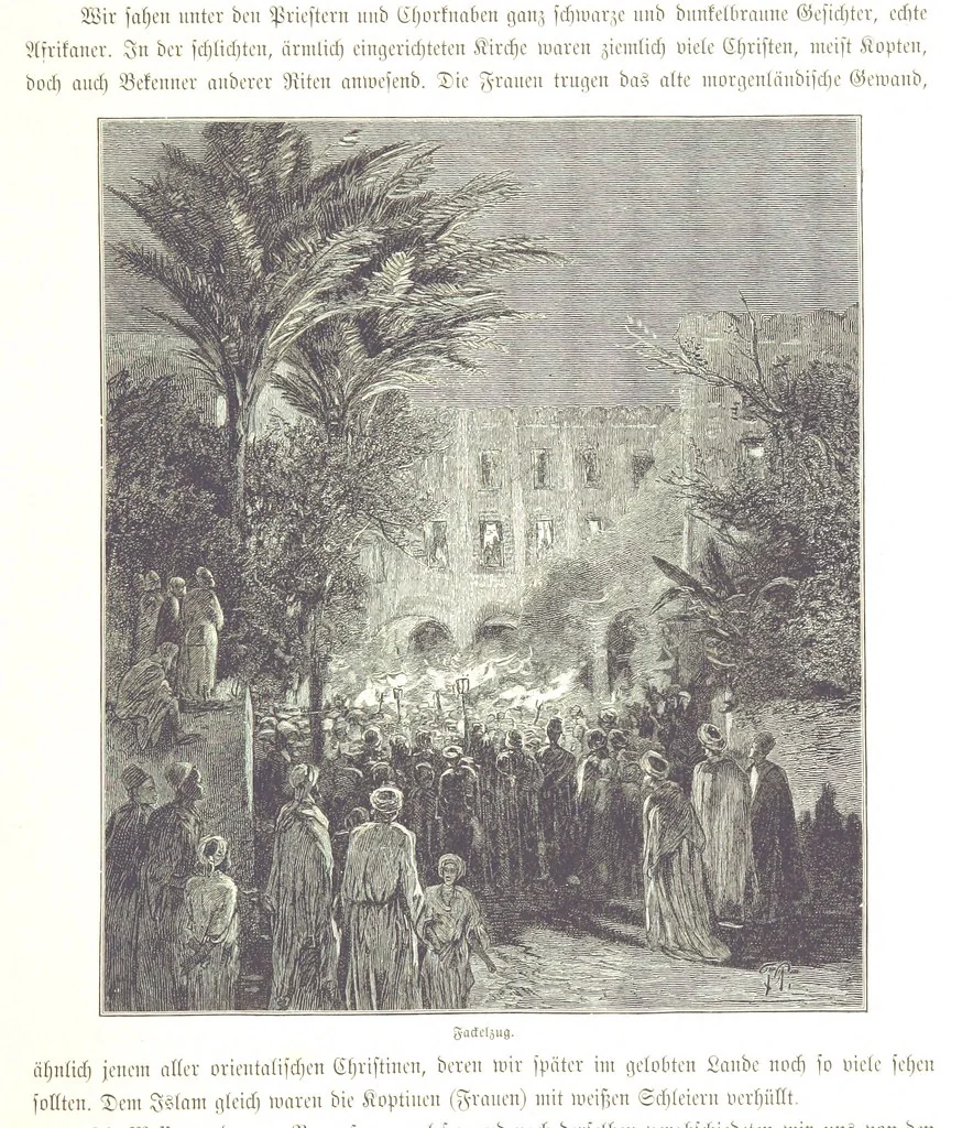 An illustration from Eine Orientreise vom Jahre 1881 ... illustrirt ... von F. von Pausinger, 1885, leaf 45