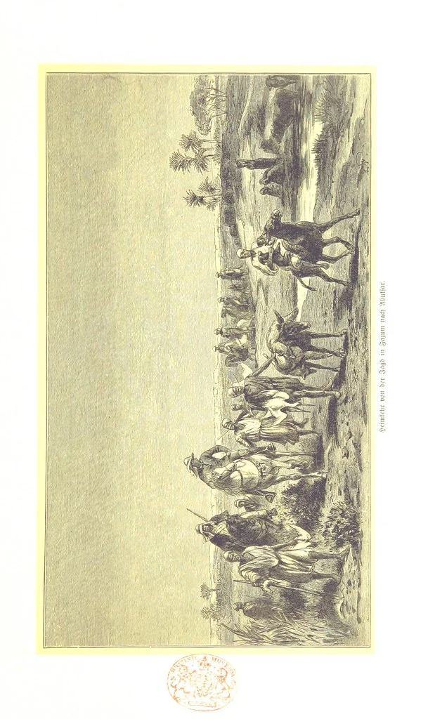An illustration from Eine Orientreise vom Jahre 1881 ... illustrirt ... von F. von Pausinger, 1885, leaf 93