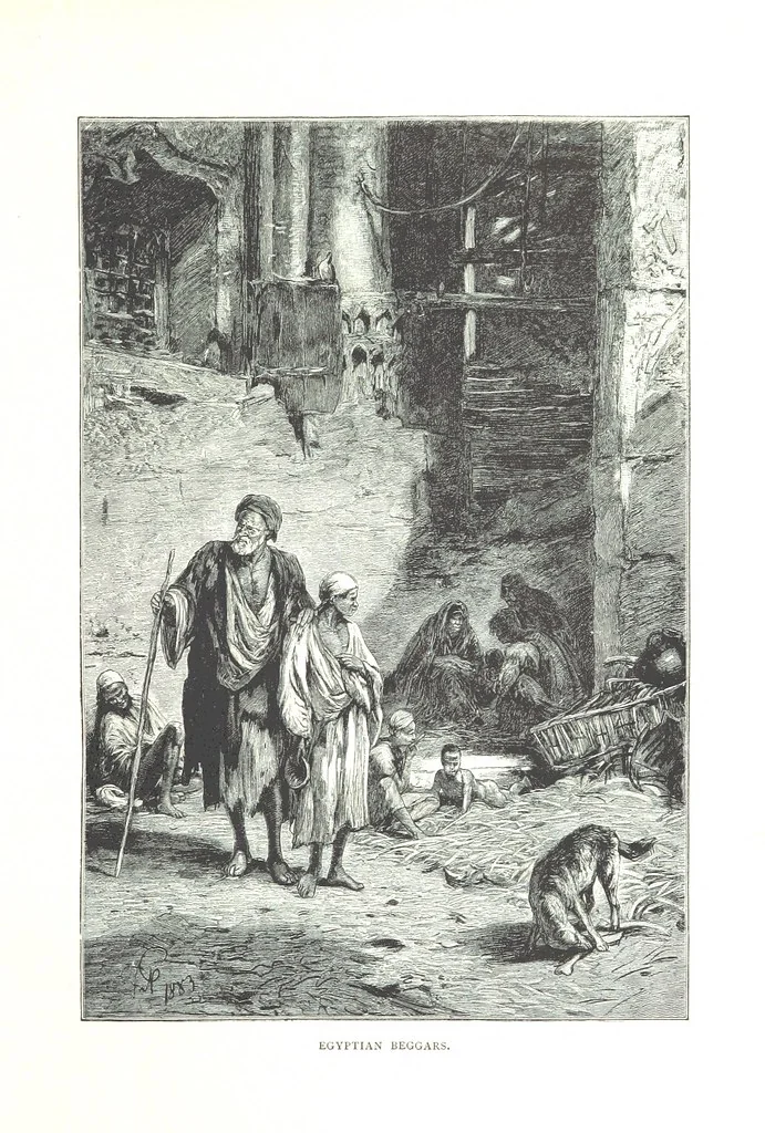 An illustration from Travels in the East; including a visit to Egypt and the Holy Land. [Translated from the German.] ... With ... illustrations by Pausinger, etc, 1884, leaf 101