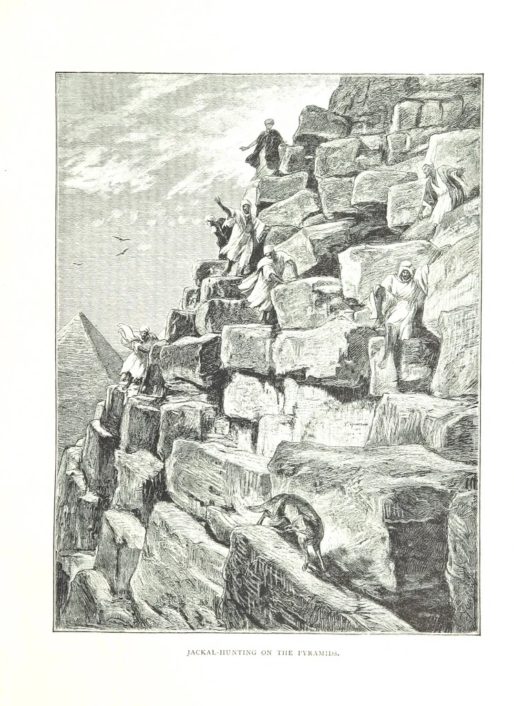 An illustration from Travels in the East; including a visit to Egypt and the Holy Land. [Translated from the German.] ... With ... illustrations by Pausinger, etc, 1884, leaf 105