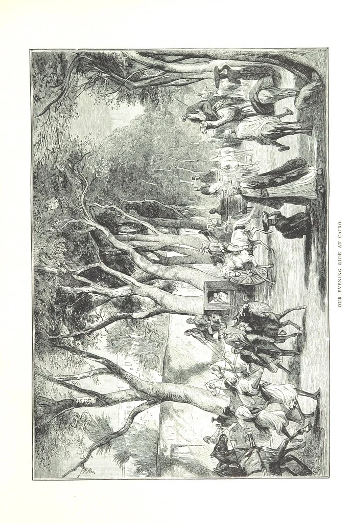 An illustration from Travels in the East; including a visit to Egypt and the Holy Land. [Translated from the German.] ... With ... illustrations by Pausinger, etc, 1884, leaf 109