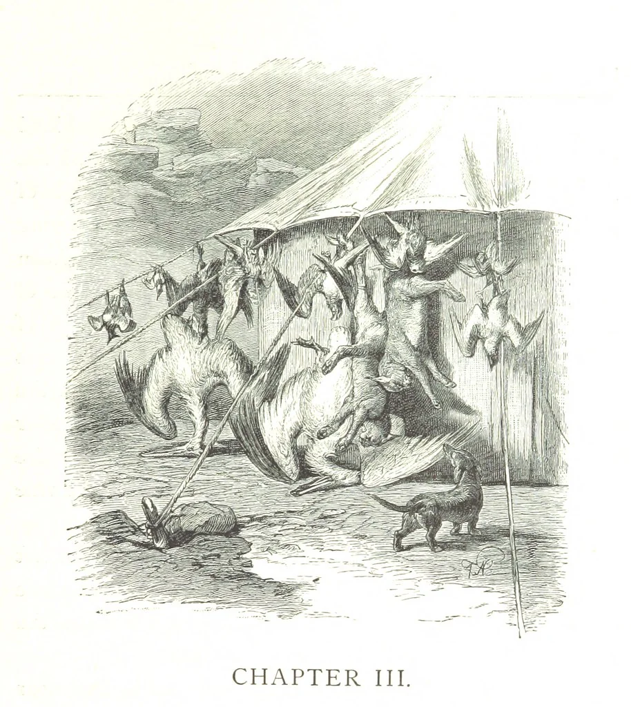 An illustration from Travels in the East; including a visit to Egypt and the Holy Land. [Translated from the German.] ... With ... illustrations by Pausinger, etc, 1884, leaf 129