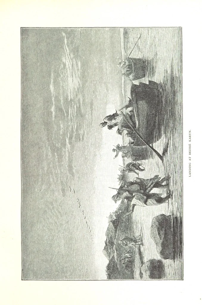 An illustration from Travels in the East; including a visit to Egypt and the Holy Land. [Translated from the German.] ... With ... illustrations by Pausinger, etc, 1884, leaf 141