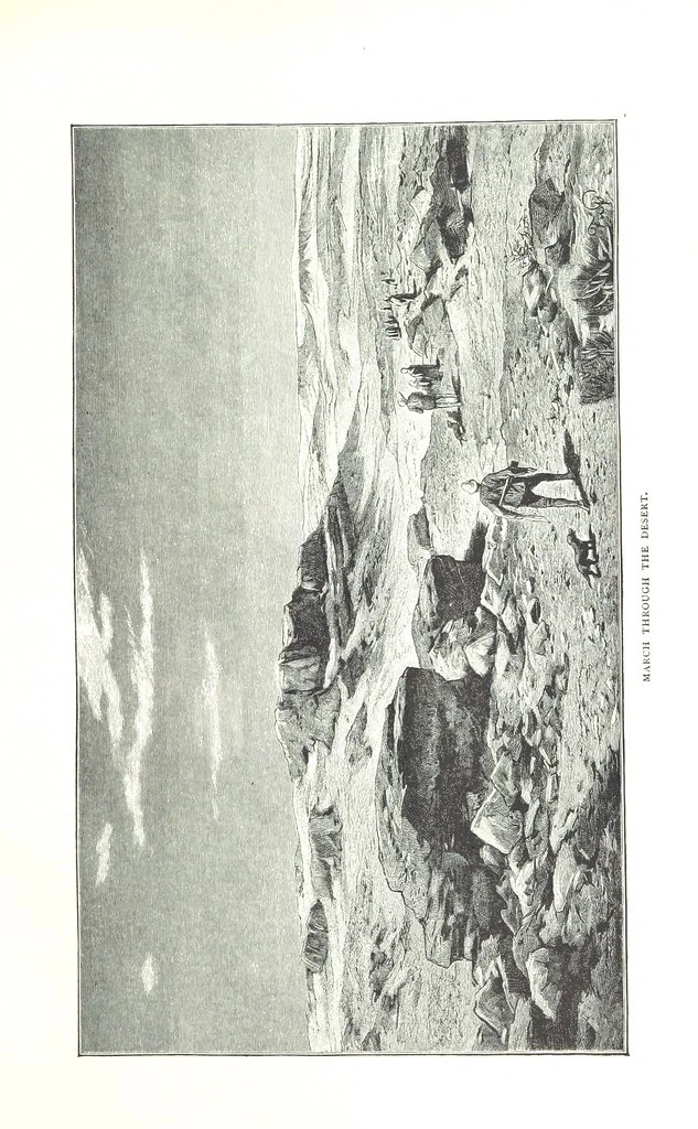 An illustration from Travels in the East; including a visit to Egypt and the Holy Land. [Translated from the German.] ... With ... illustrations by Pausinger, etc, 1884, leaf 159