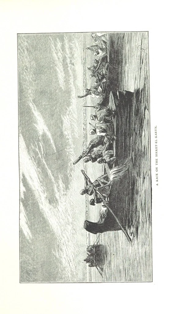 An illustration from Travels in the East; including a visit to Egypt and the Holy Land. [Translated from the German.] ... With ... illustrations by Pausinger, etc, 1884, leaf 167