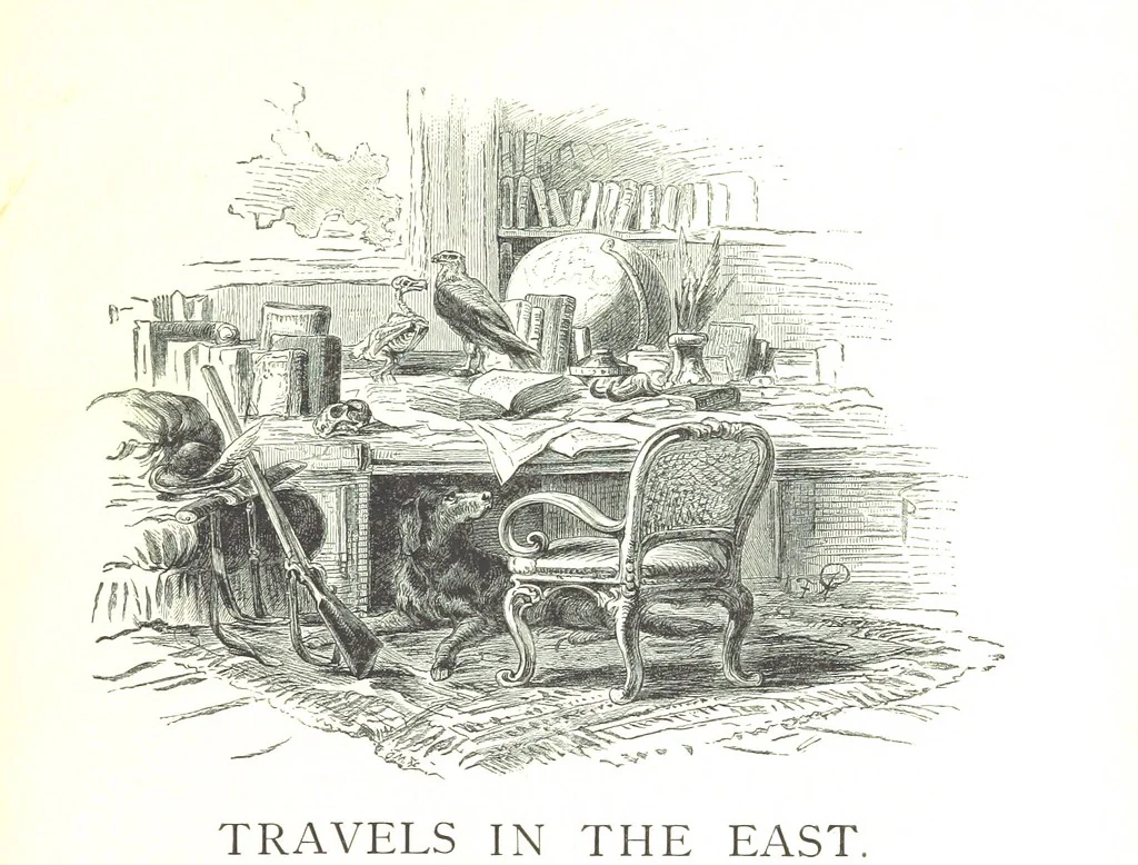 An illustration from Travels in the East; including a visit to Egypt and the Holy Land. [Translated from the German.] ... With ... illustrations by Pausinger, etc, 1884, leaf 21
