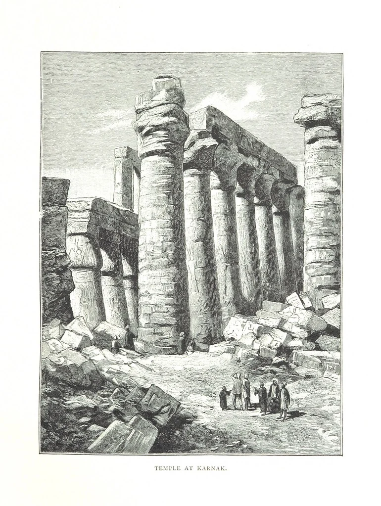 An illustration from Travels in the East; including a visit to Egypt and the Holy Land. [Translated from the German.] ... With ... illustrations by Pausinger, etc, 1884, leaf 213