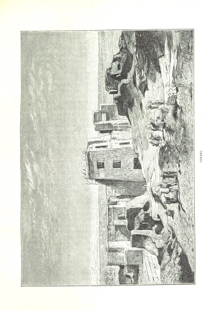 An illustration from Travels in the East; including a visit to Egypt and the Holy Land. [Translated from the German.] ... With ... illustrations by Pausinger, etc, 1884, leaf 217
