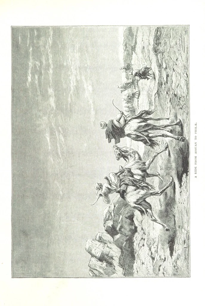 An illustration from Travels in the East; including a visit to Egypt and the Holy Land. [Translated from the German.] ... With ... illustrations by Pausinger, etc, 1884, leaf 249