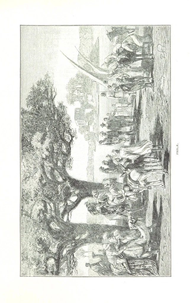An illustration from Travels in the East; including a visit to Egypt and the Holy Land. [Translated from the German.] ... With ... illustrations by Pausinger, etc, 1884, leaf 257