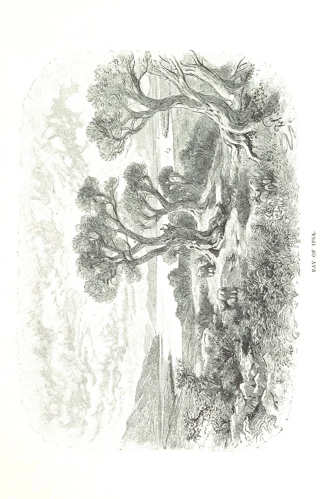 An illustration from Travels in the East; including a visit to Egypt and the Holy Land. [Translated from the German.] ... With ... illustrations by Pausinger, etc, 1884, leaf 31