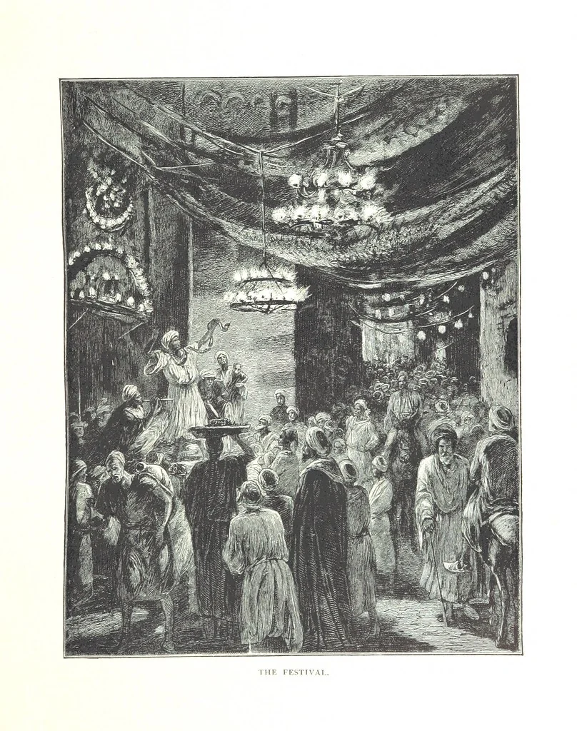 An illustration from Travels in the East; including a visit to Egypt and the Holy Land. [Translated from the German.] ... With ... illustrations by Pausinger, etc, 1884, leaf 331