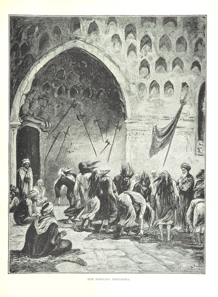 An illustration from Travels in the East; including a visit to Egypt and the Holy Land. [Translated from the German.] ... With ... illustrations by Pausinger, etc, 1884, leaf 371