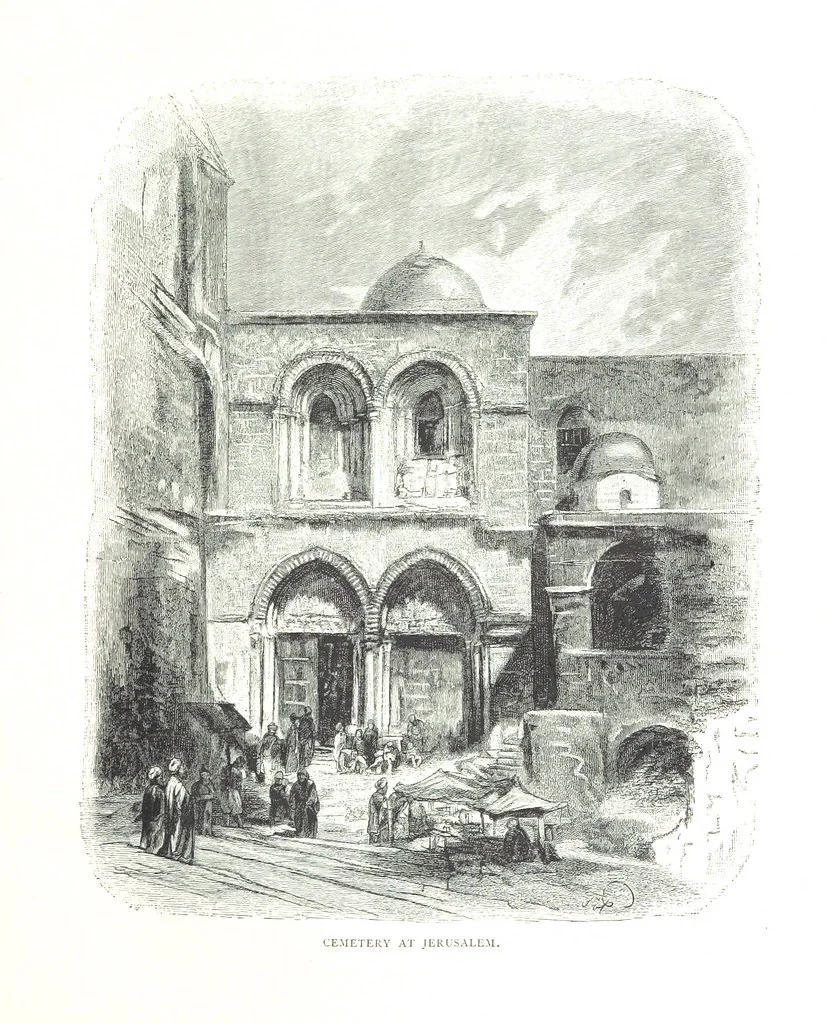 An illustration from Travels in the East; including a visit to Egypt and the Holy Land. [Translated from the German.] ... With ... illustrations by Pausinger, etc, 1884, leaf 437