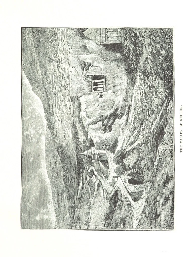 An illustration from Travels in the East; including a visit to Egypt and the Holy Land. [Translated from the German.] ... With ... illustrations by Pausinger, etc, 1884, leaf 441