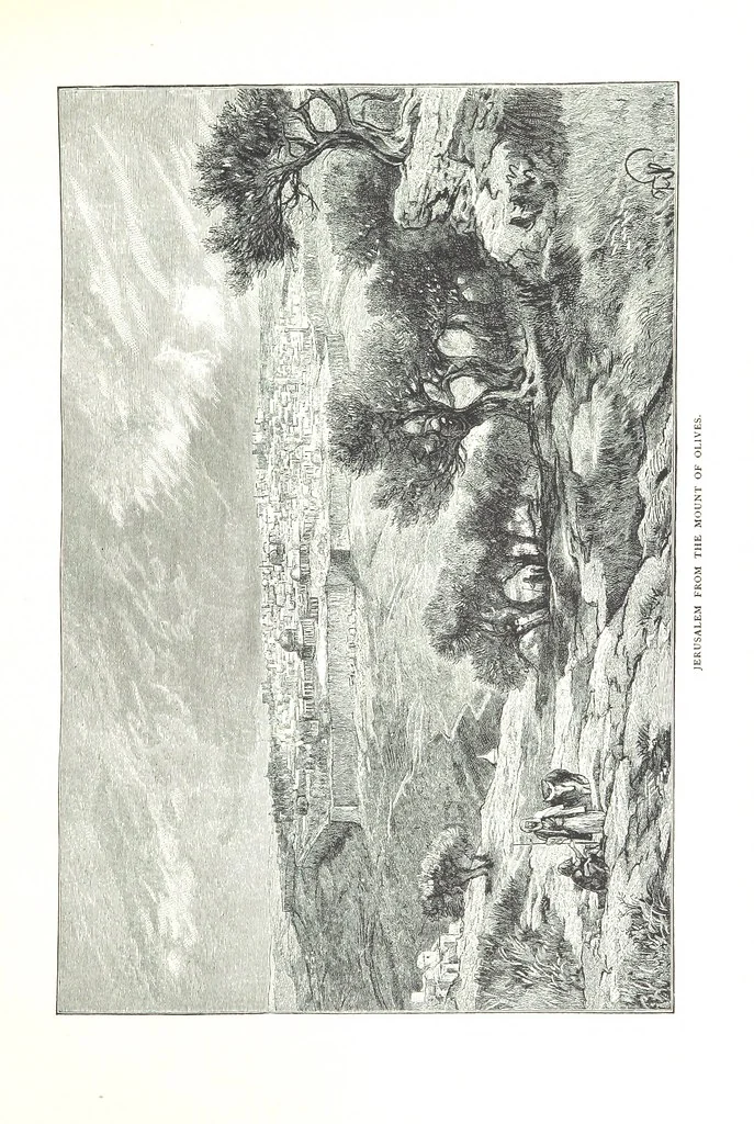 An illustration from Travels in the East; including a visit to Egypt and the Holy Land. [Translated from the German.] ... With ... illustrations by Pausinger, etc, 1884, leaf 445