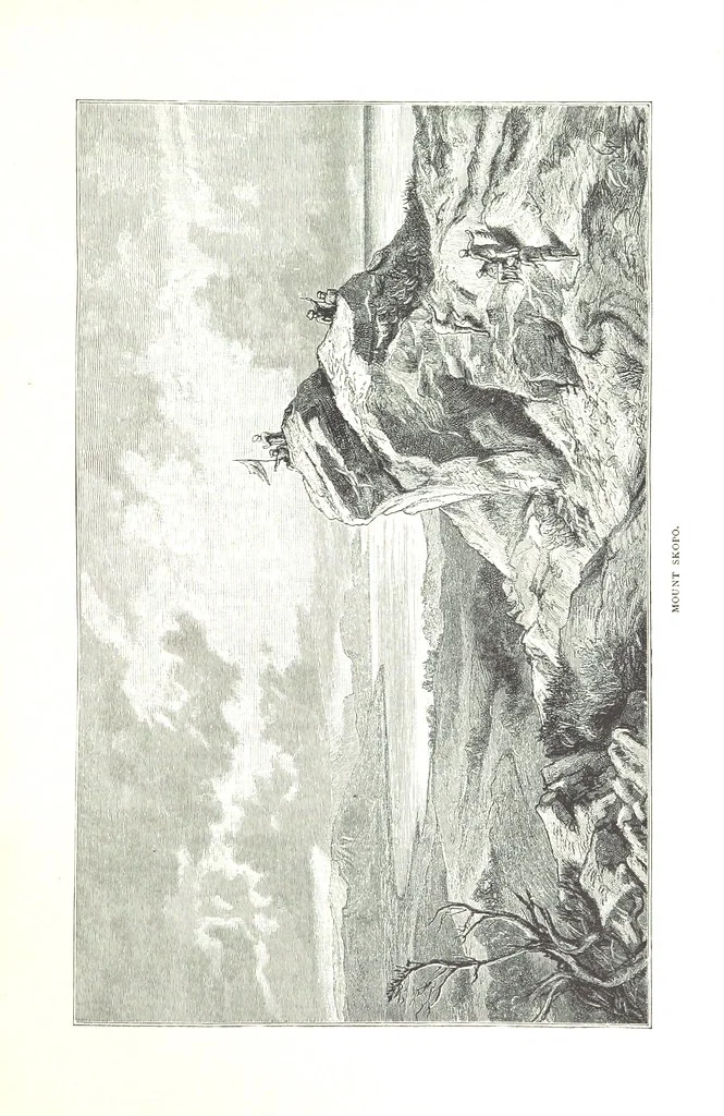 An illustration from Travels in the East; including a visit to Egypt and the Holy Land. [Translated from the German.] ... With ... illustrations by Pausinger, etc, 1884, leaf 47