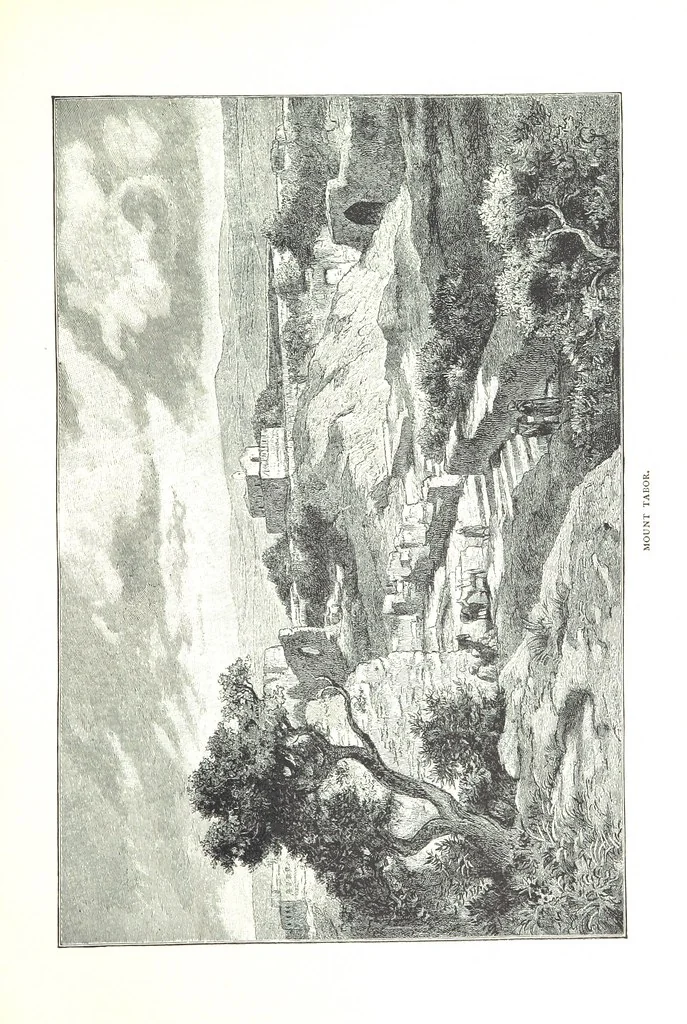 An illustration from Travels in the East; including a visit to Egypt and the Holy Land. [Translated from the German.] ... With ... illustrations by Pausinger, etc, 1884, leaf 557