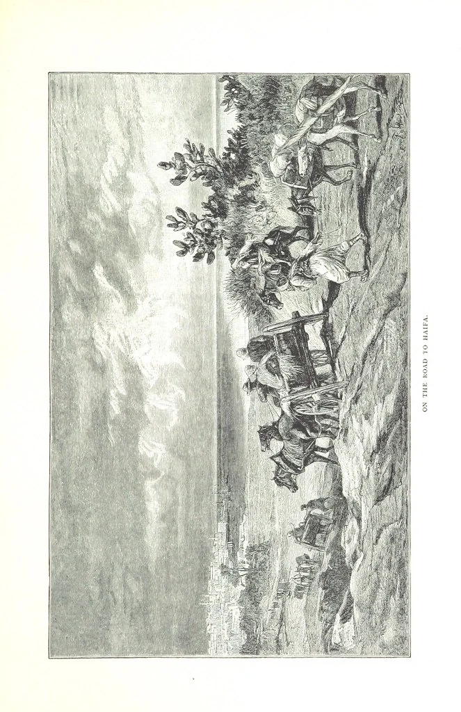 An illustration from Travels in the East; including a visit to Egypt and the Holy Land. [Translated from the German.] ... With ... illustrations by Pausinger, etc, 1884, leaf 563