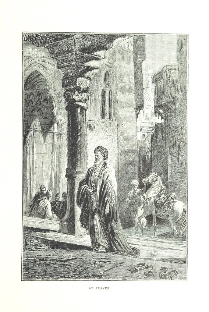 An illustration from Travels in the East; including a visit to Egypt and the Holy Land. [Translated from the German.] ... With ... illustrations by Pausinger, etc, 1884, leaf 89