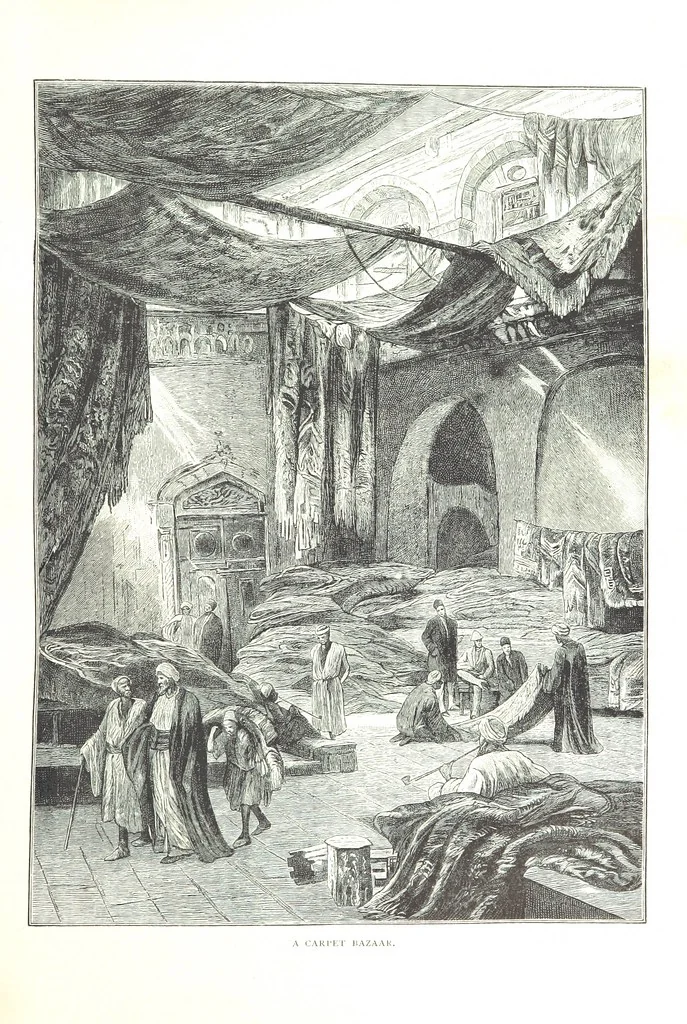 An illustration from Travels in the East; including a visit to Egypt and the Holy Land. [Translated from the German.] ... With ... illustrations by Pausinger, etc, 1884, leaf 97