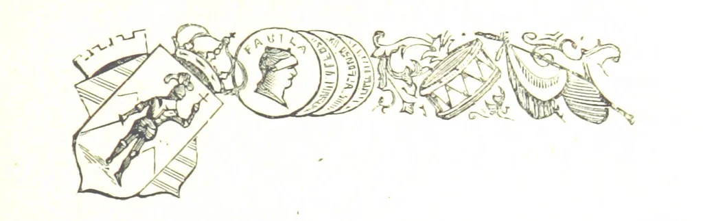 An illustration from La Florida; su conquista y colonización por P. Menéndez de Avilés. [Illustrated, 1893, leaf 287
