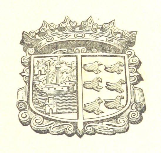 An illustration from La Florida; su conquista y colonización por P. Menéndez de Avilés. [Illustrated, 1893, leaf 9
