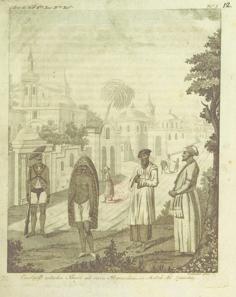 An illustration from Gallerie der Welt, in einer bildlichen und beschreibenden Darstellung von merkwürdigen Ländern: von Völkern ... von Thieren ... von alten und neuen Denkmälern ... Neue verbesserte Auflage. Mit ... Kupfertafeln, 1805, leaf 355